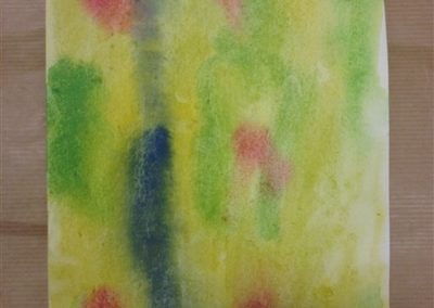 Jean Zay Mixed Media Abstract (oil pastel and watercolor) 4 - Batch 2