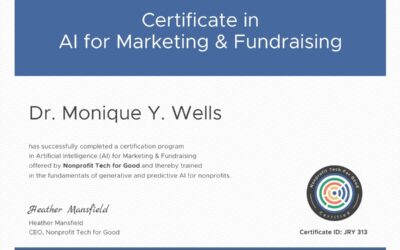AI Certification in Marketing & Fundraising